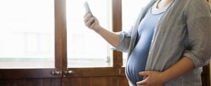 تأثير الهاتف المحمول على الحامل