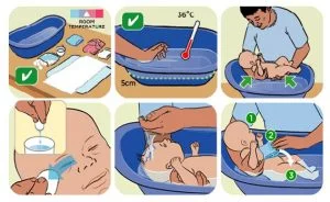 طريقة استحمام الطفل