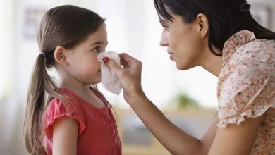 علاج نزيف الأنف عند الأطفال