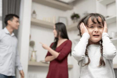 ابعاد الطفل عن الخلافات الزوجية